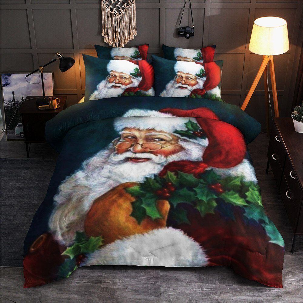 A Santa Face Bedding Set