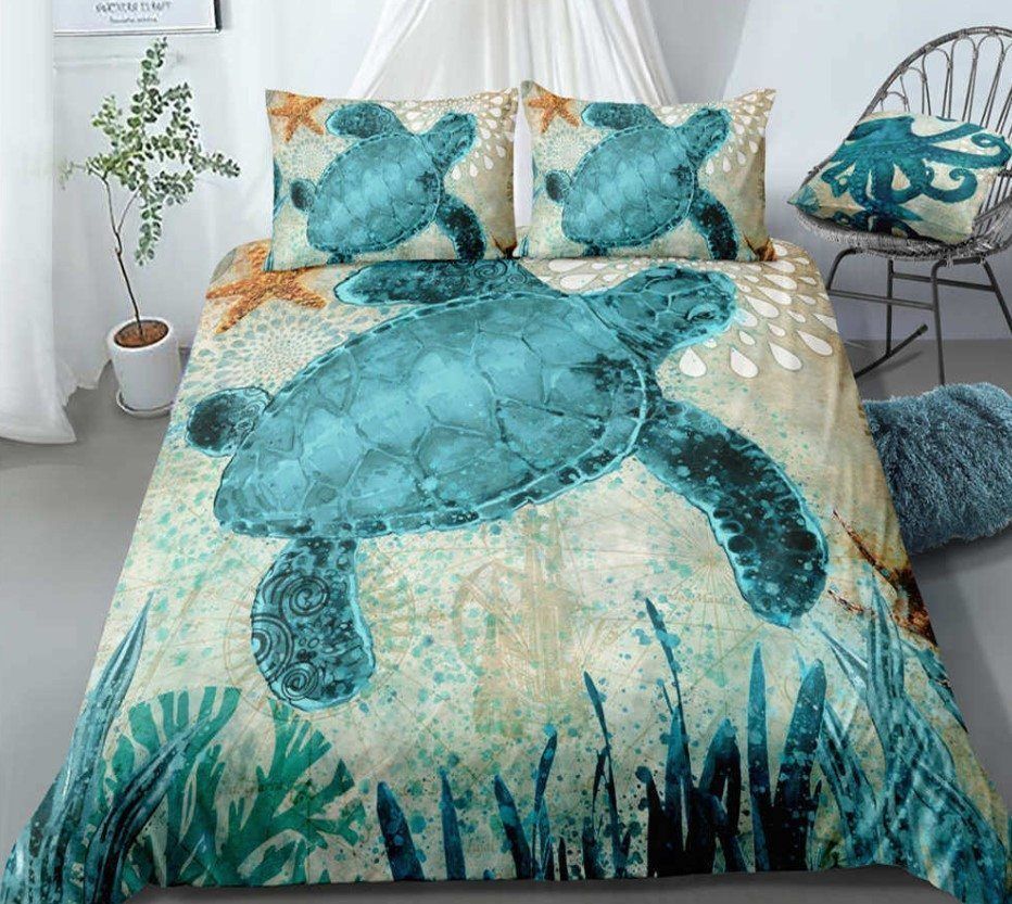 A Turtle Sea Bedding Set