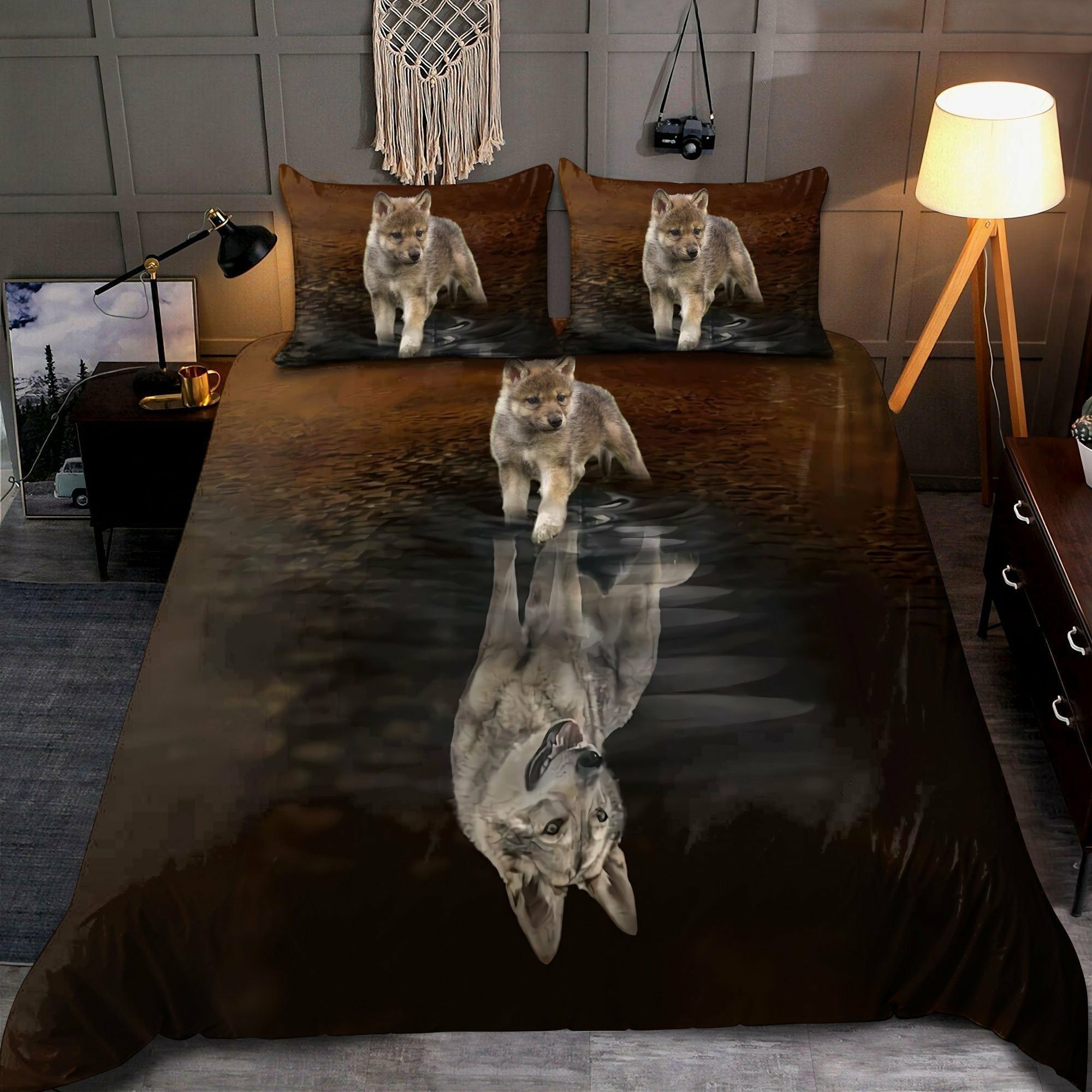 A Wolf Bedding Set
