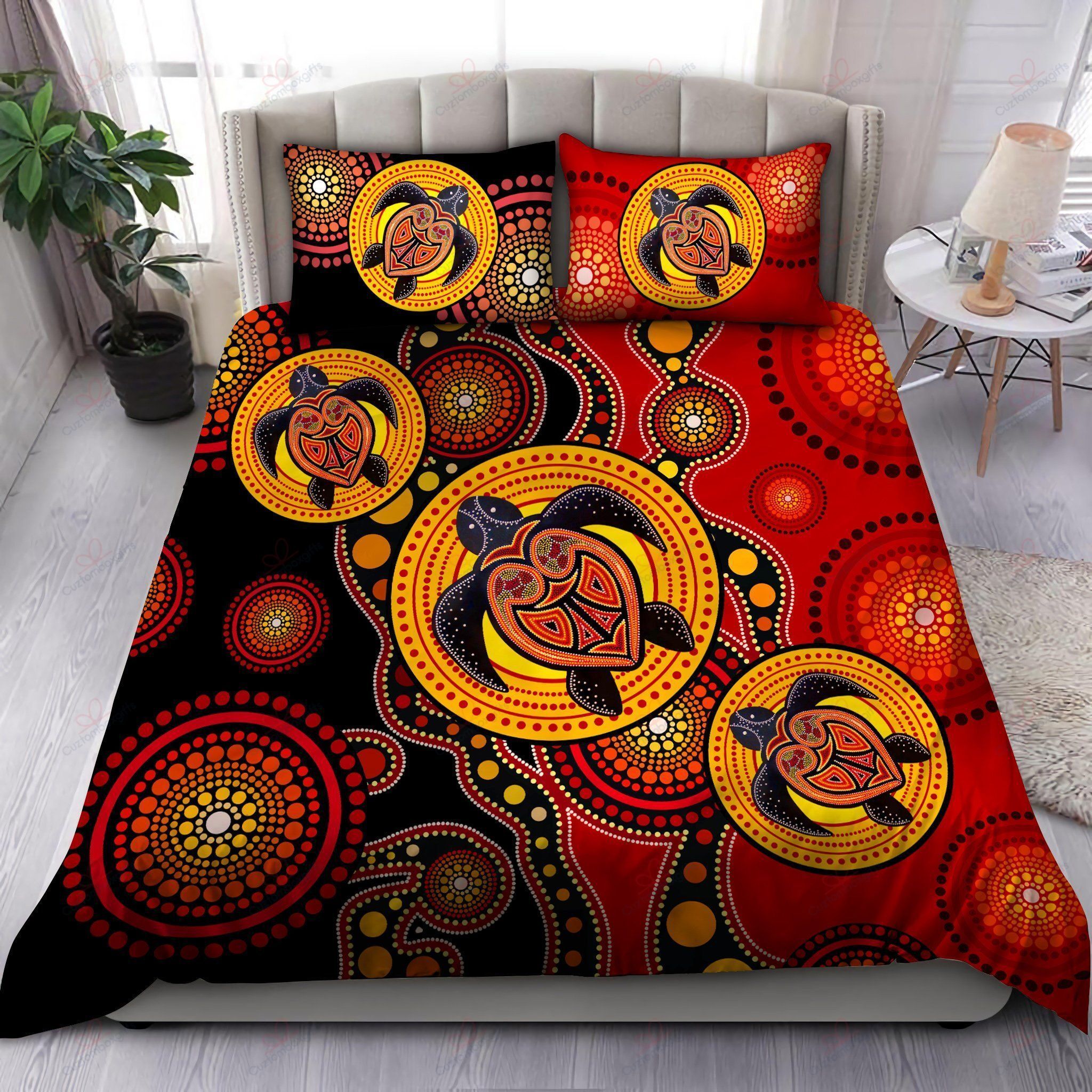 Aboriginal Sea Turtles Bedding Set