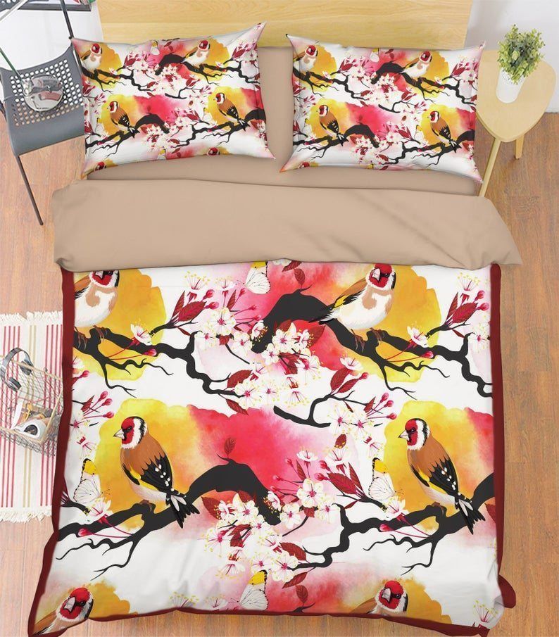 Abstract Bird Bedding Set