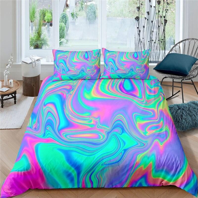 Abstract Color Flow Bedding Set