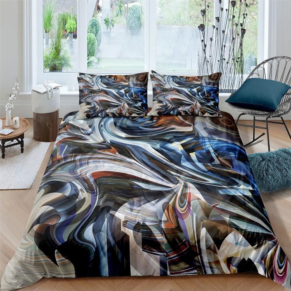 Abstract Color Flows Bedding Set
