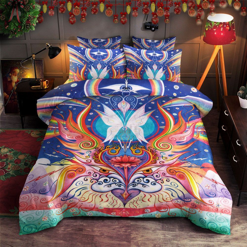 Abstract Colour Dragon Bedding Set