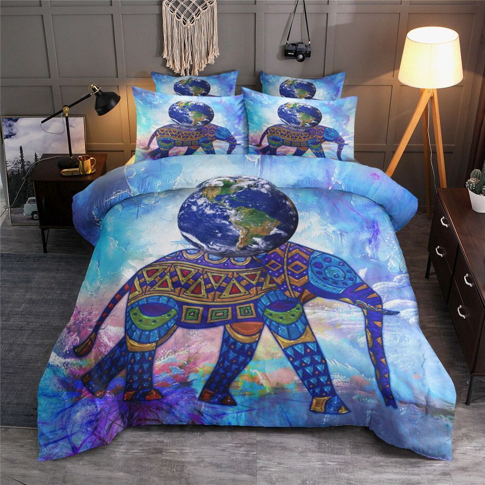 Abstract Elephant Bedding Set