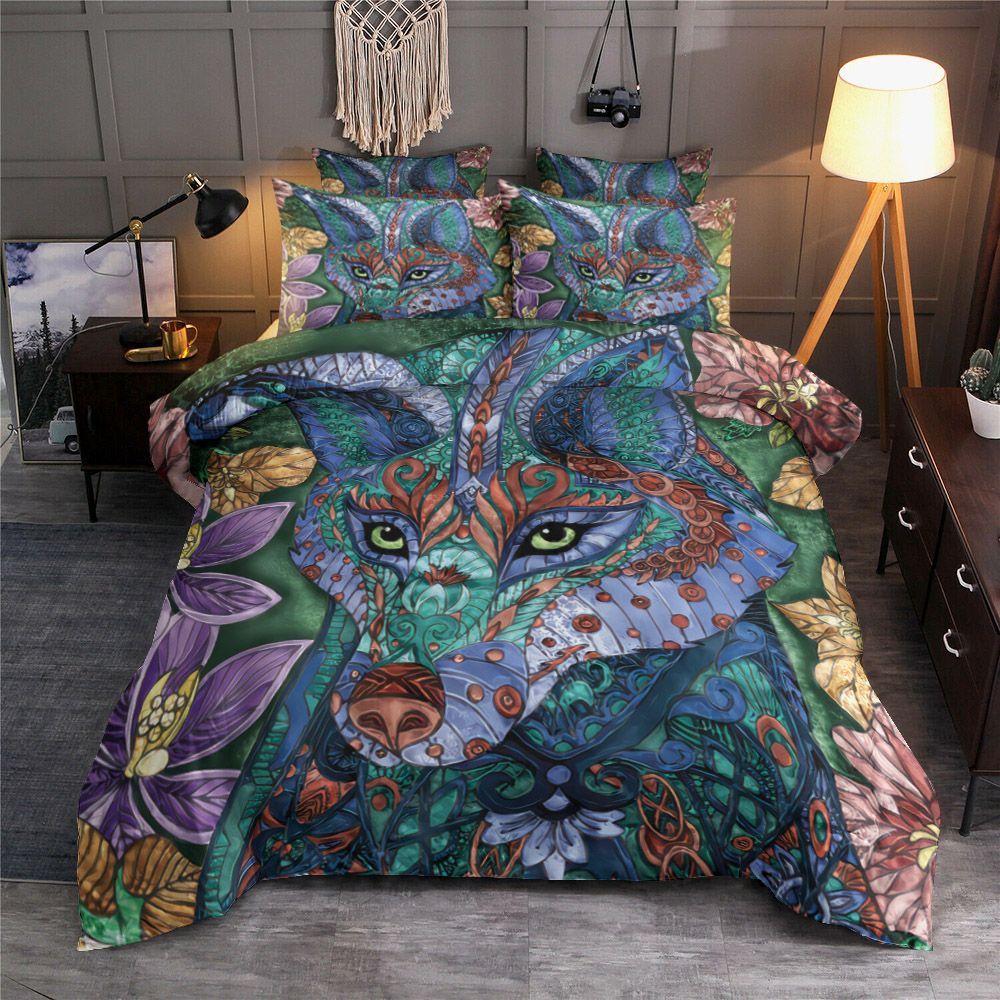 Abstract Fox Bedding Set