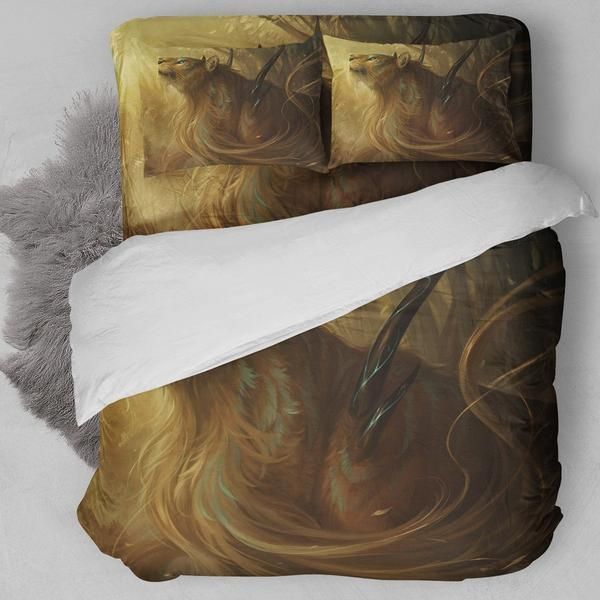 Abstract Lion Bedding Set