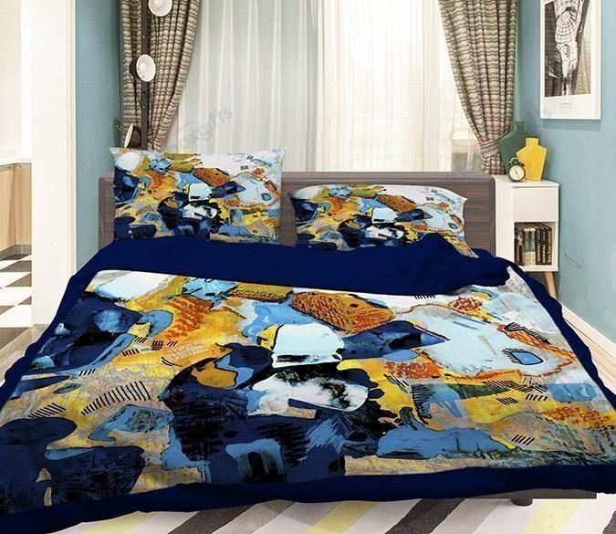 Abstract Painting Art Printed Bedding Set