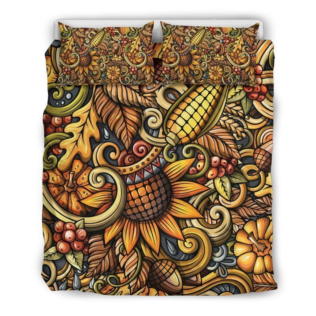 Abstract Sunflower Bedding Set