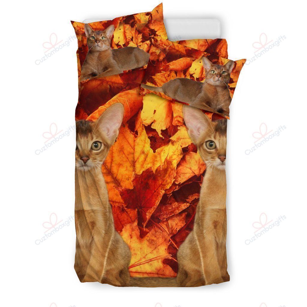 Abyssinian Cat Printed Bedding Set