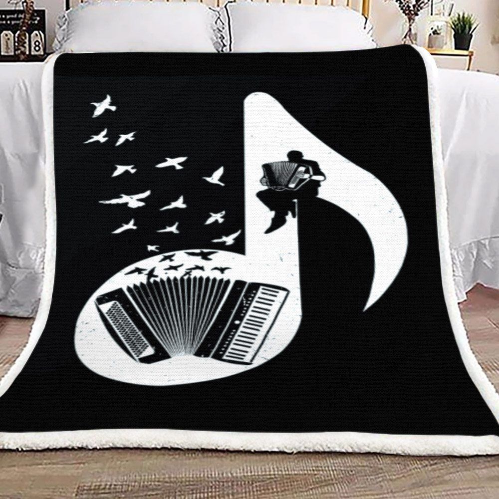 Accordion Sherpa Fleece Blanket