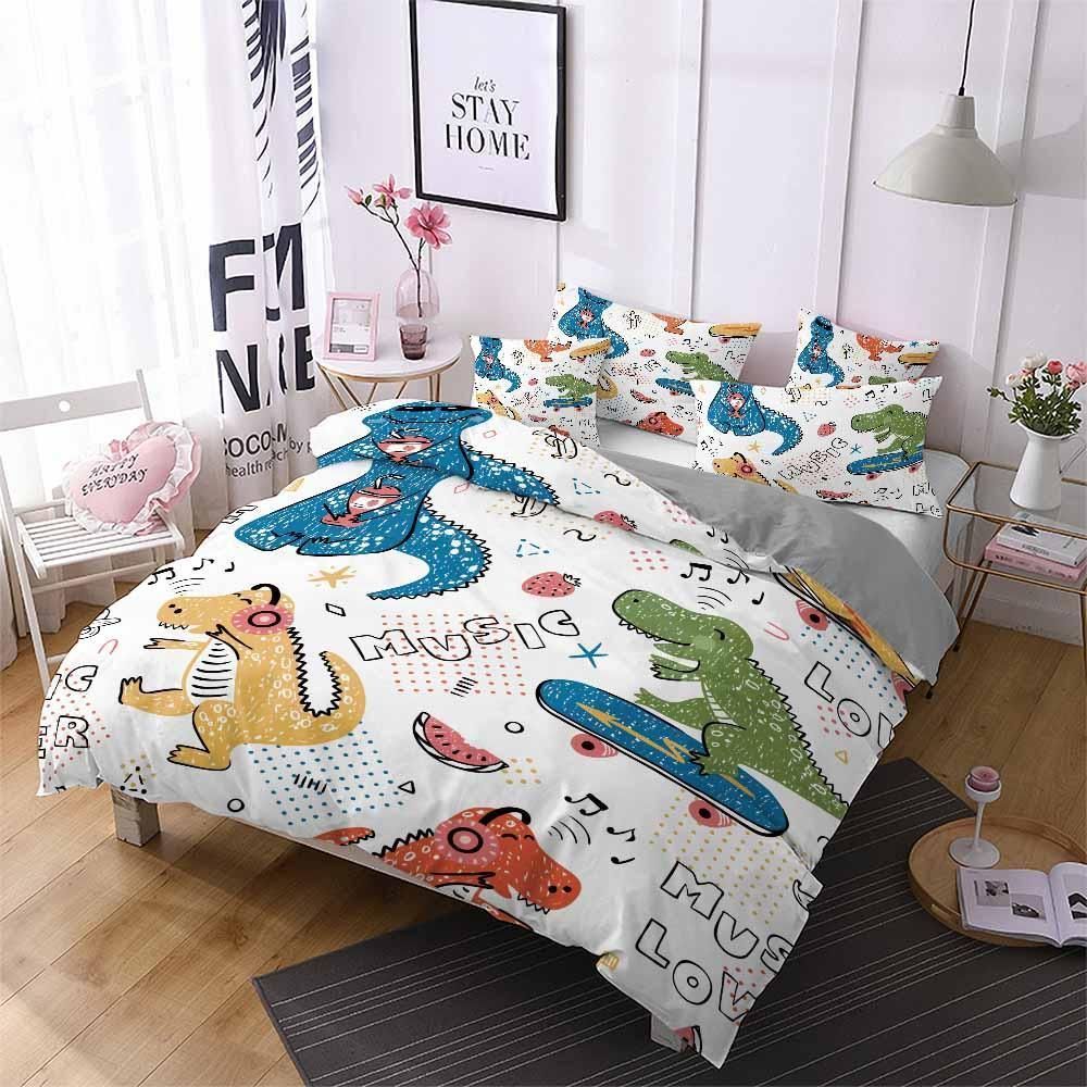 Adorabe Dinosaur 3D Bedding Set