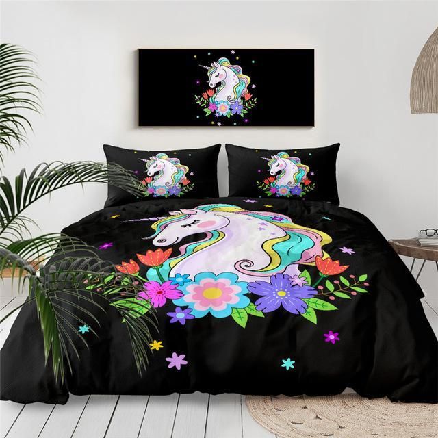 Adorable Unicorn Themed Bedding Set
