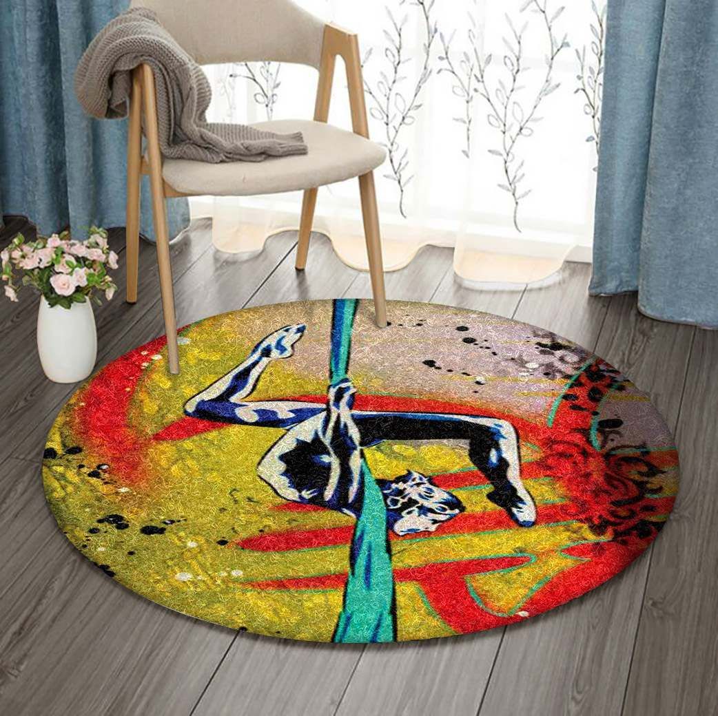 Aerial Round Carpet