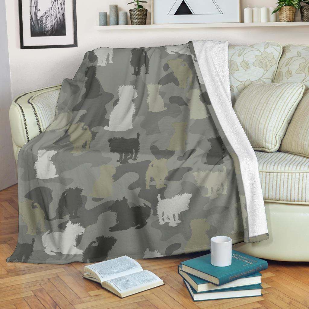 Affenpinscher Camo Blanket
