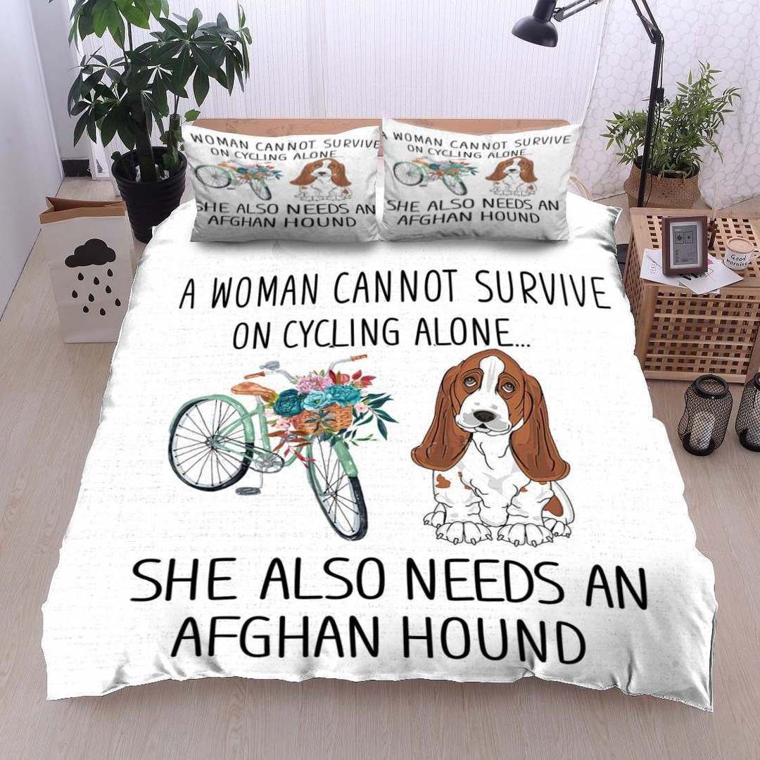 Afghan Hound Cycling Bedding Set
