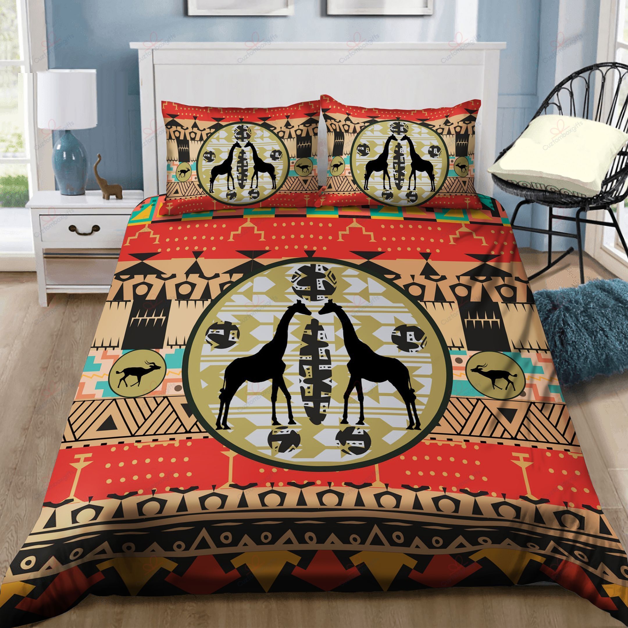 Africa Culture Printed Bedding Set
