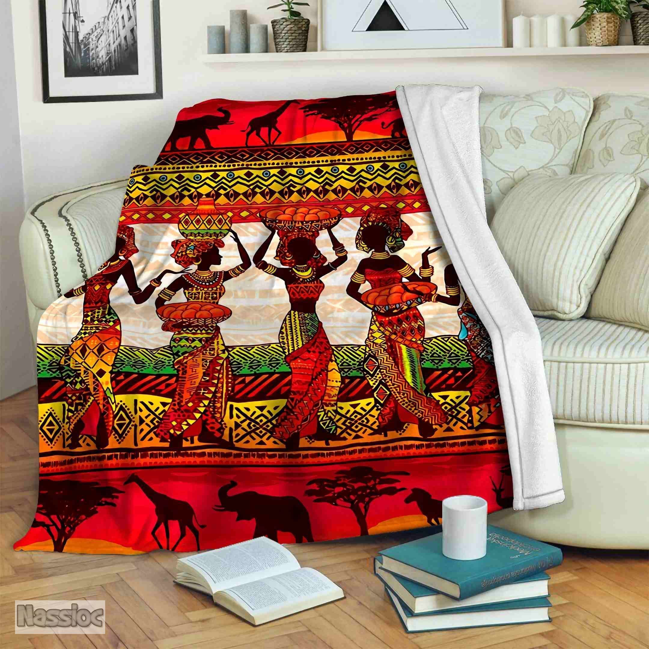 Africa Fleece Blanket