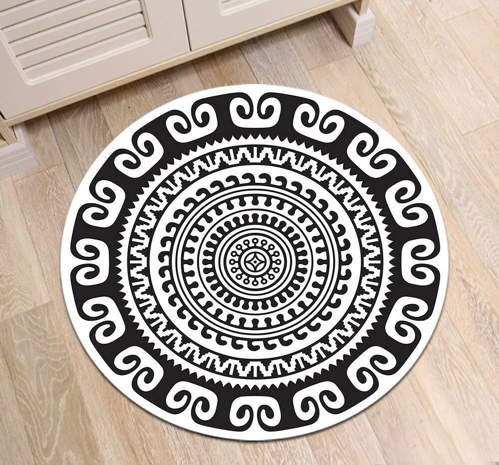 Africa Pattern Round Carpet
