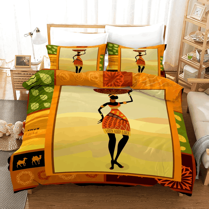 Africa Woman Bedding Set