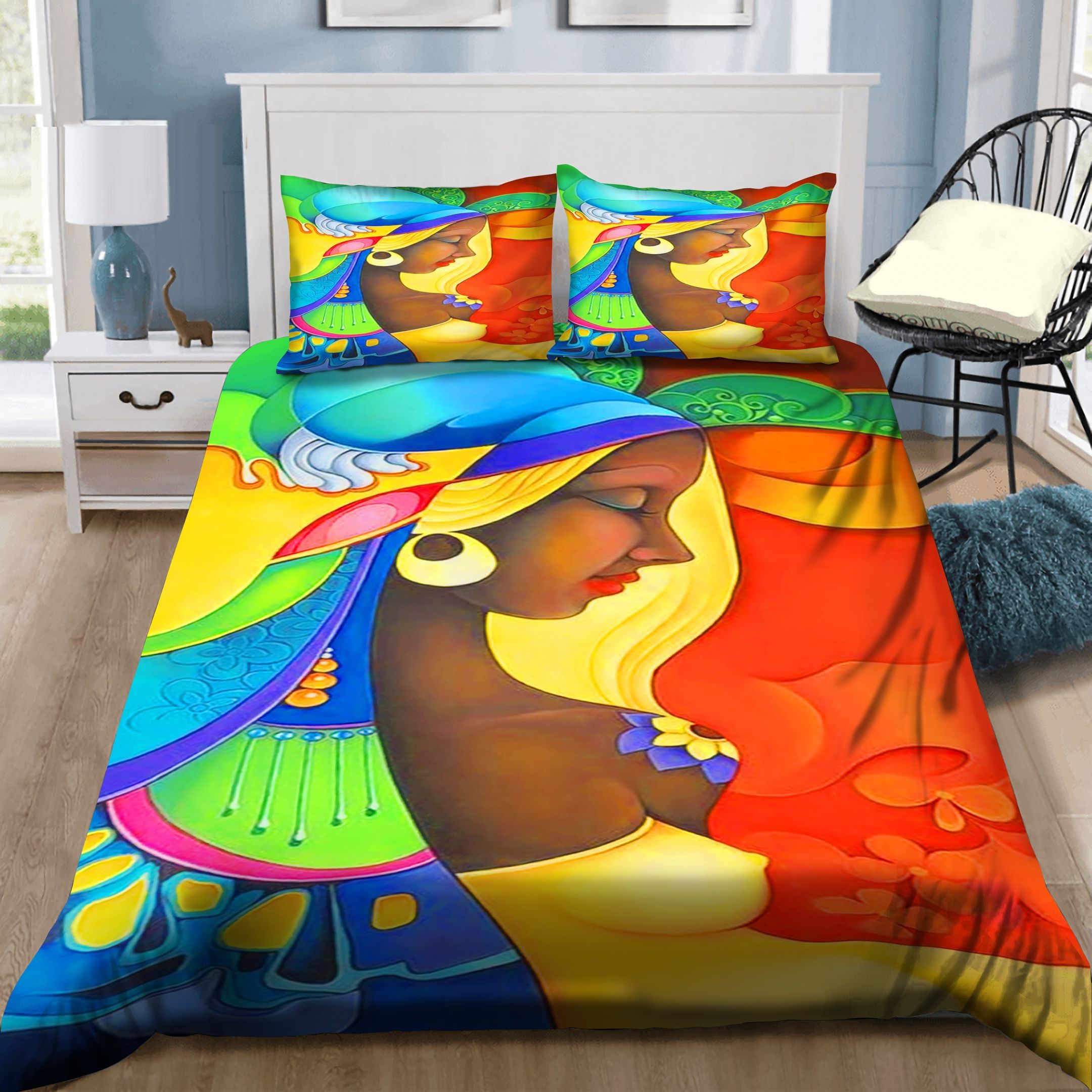 Africa Woman Bedding Set