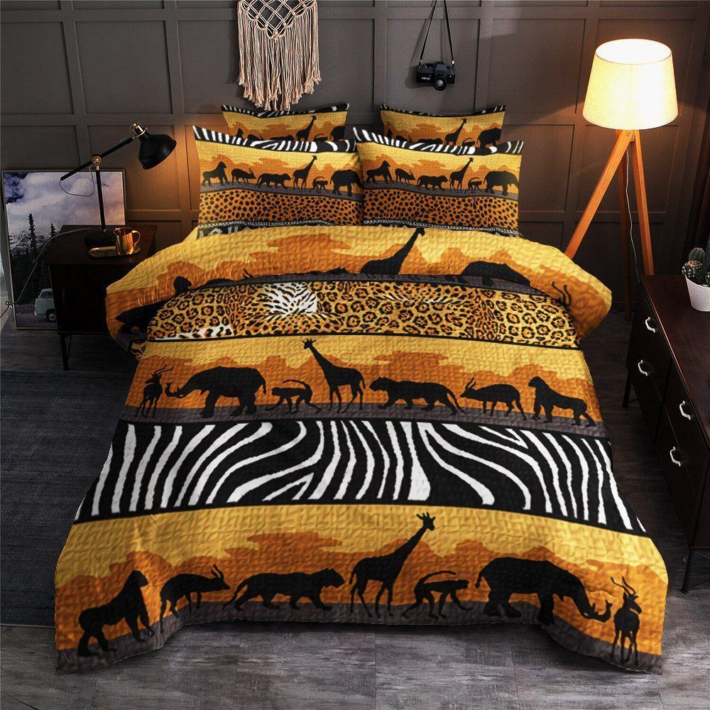 African Animal Bedding Set