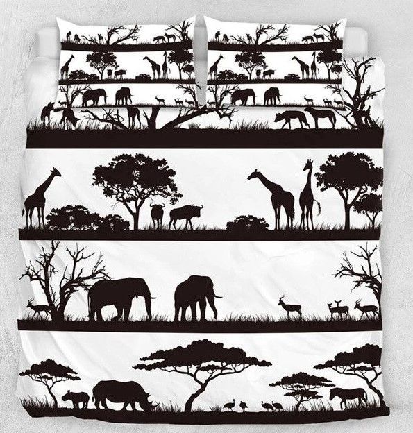 African Animals Bedding Set