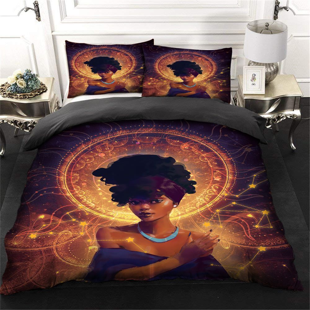 African Celestial Lady Bedding Set