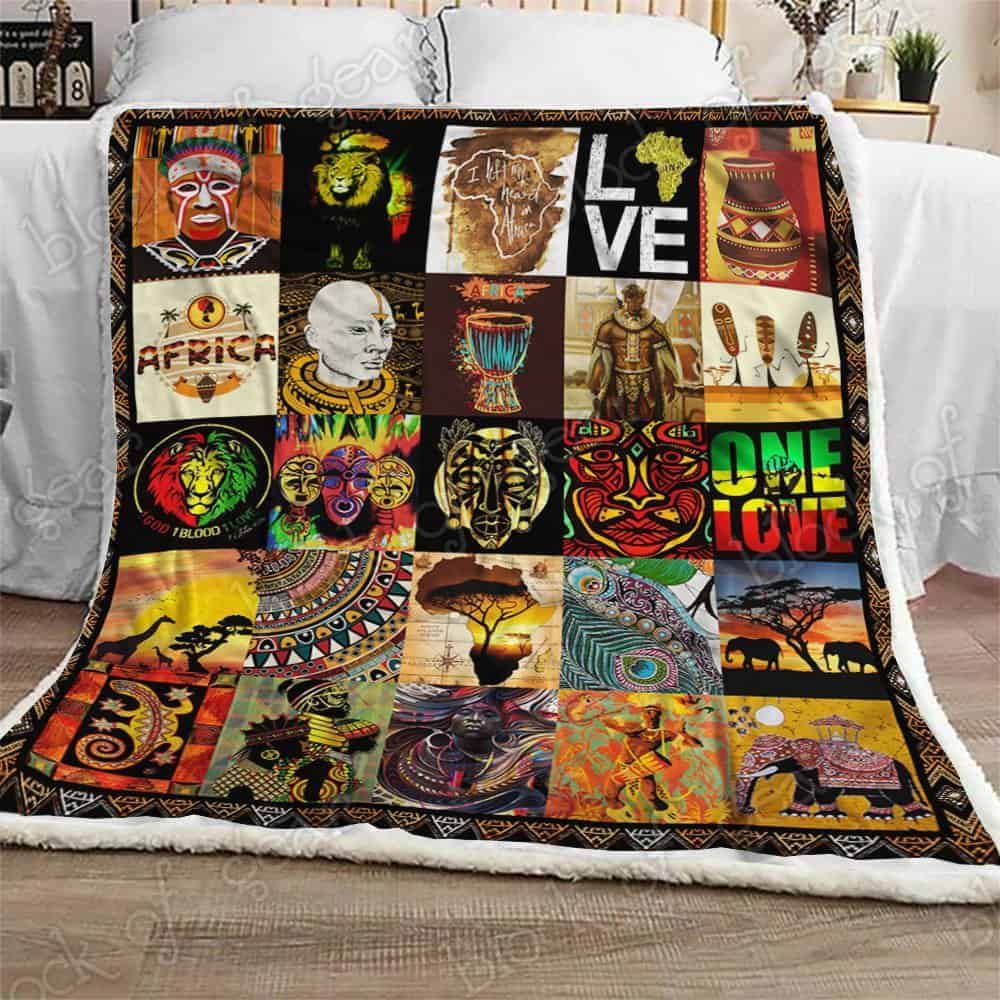 African Culture Fleece Blanket