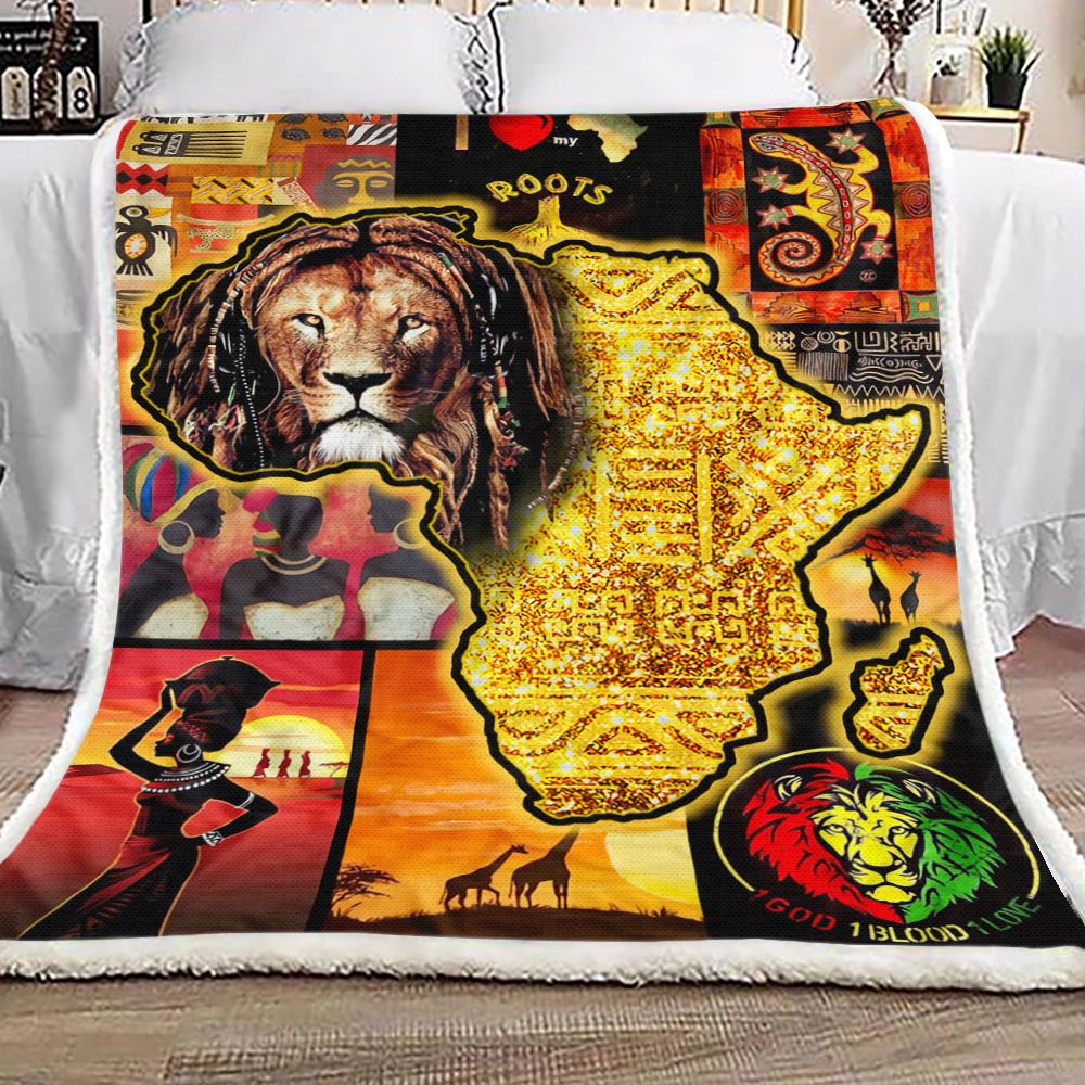 African Gold Fleece Blanket