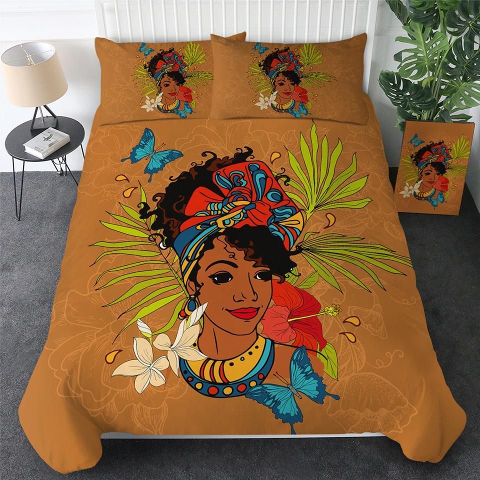 African Lady Bedding Set