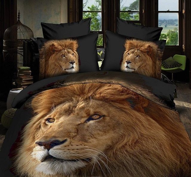African Lion Bedding Set