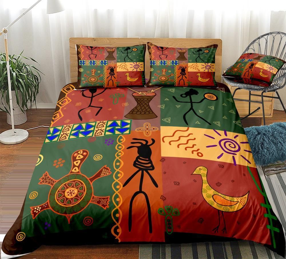 African Style Dance Bedding Set