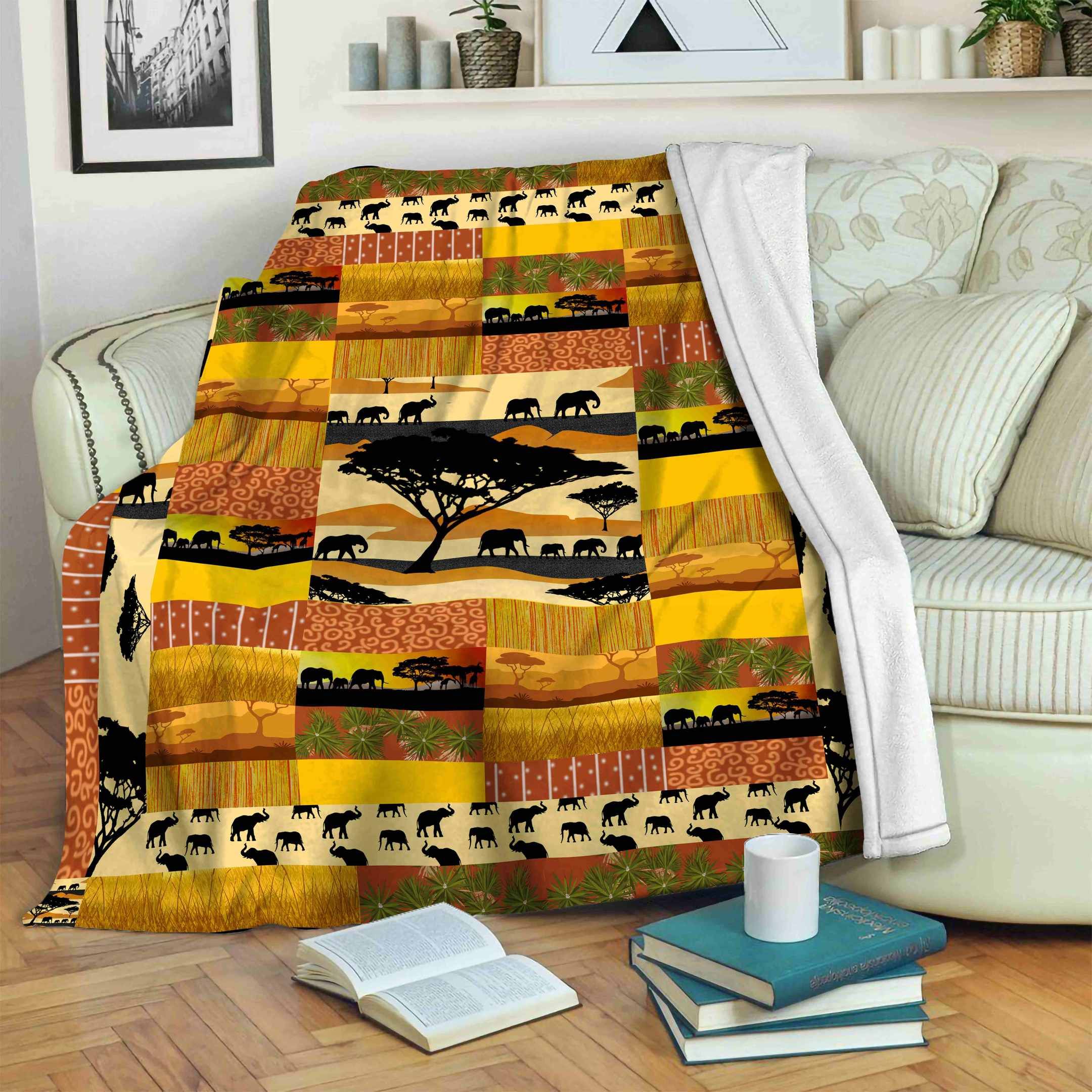 African Fleece Blanket
