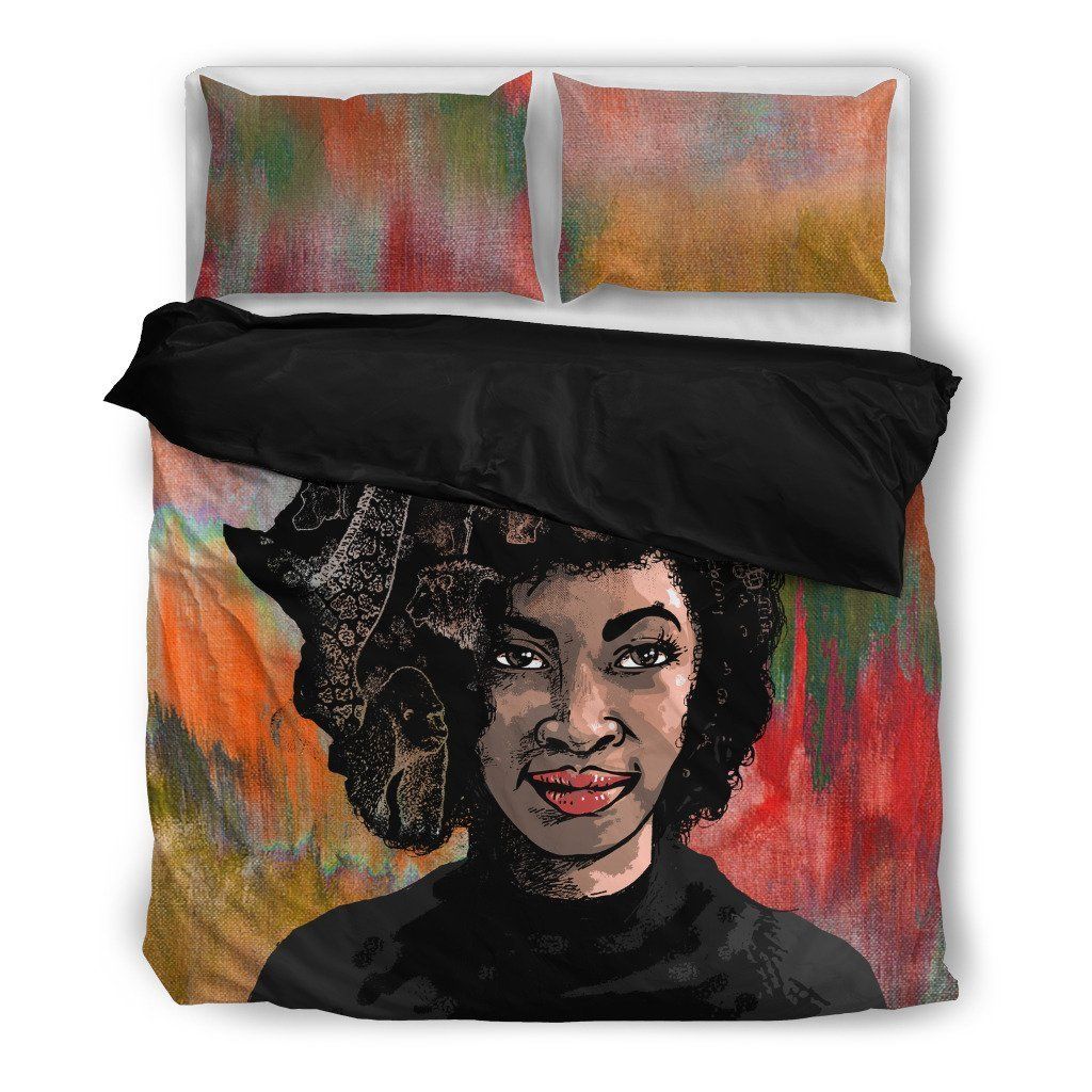 Afro African Girl Cool Design Comfortable Bedding Set