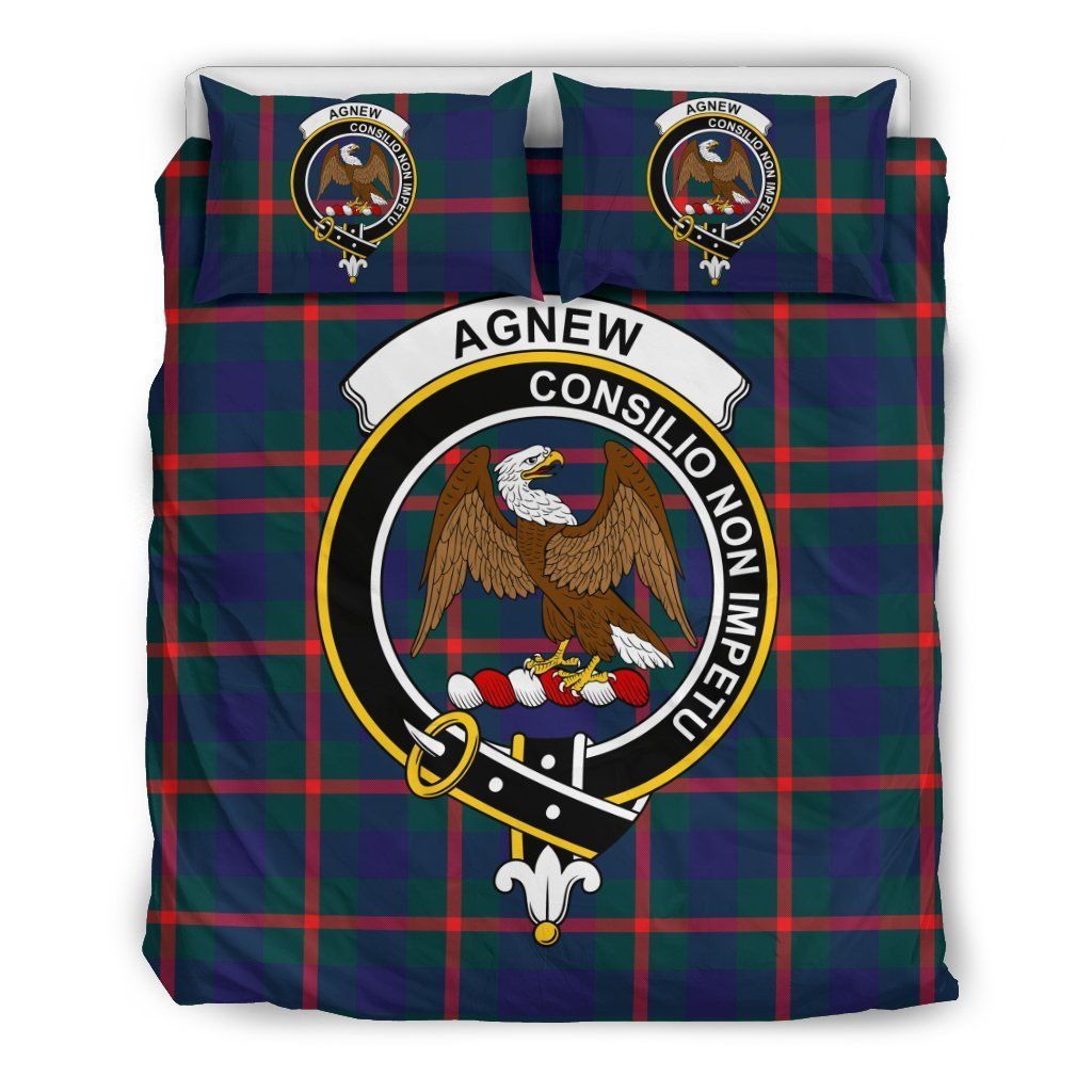 Agnew Clan Badge Tartan Bedding Set