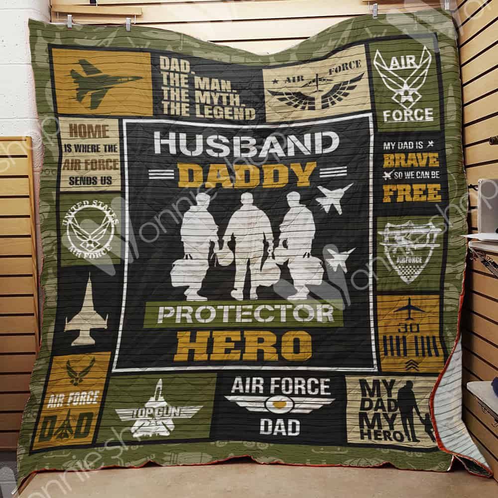 Air Force Dad Quilt Blanket DHC1102362TD
