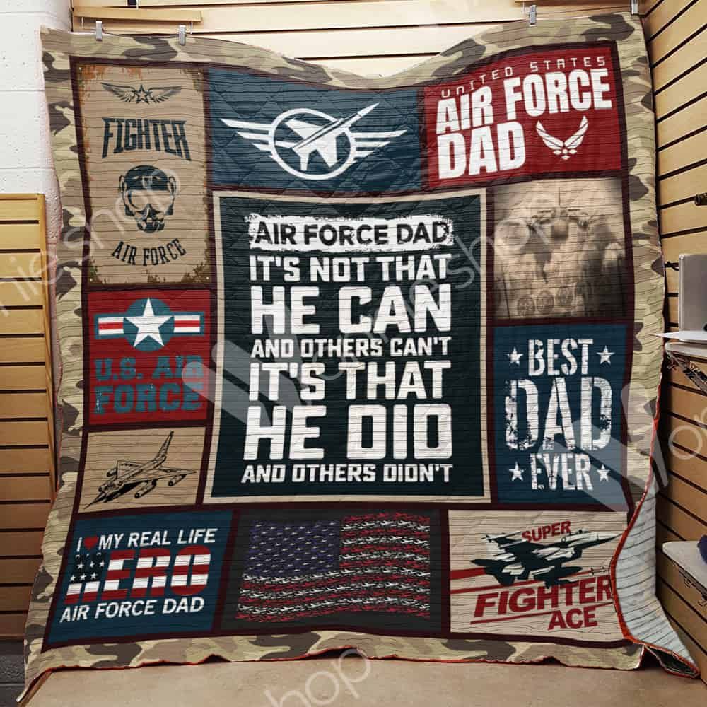 Air Force Dad Quilt Blanket DHC1102436TD