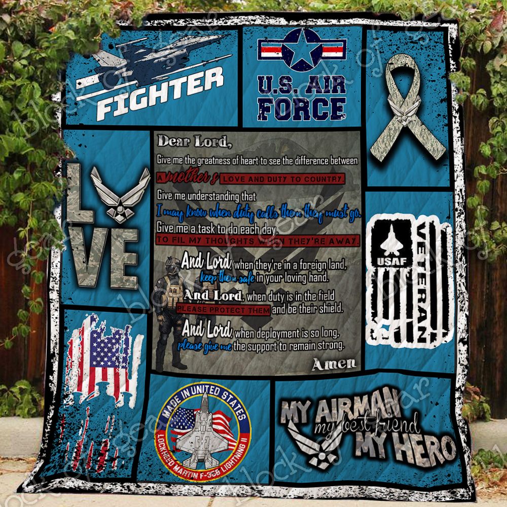 Air Force Mom S Prayer Quilt Tt62 Dhc11123668Dd