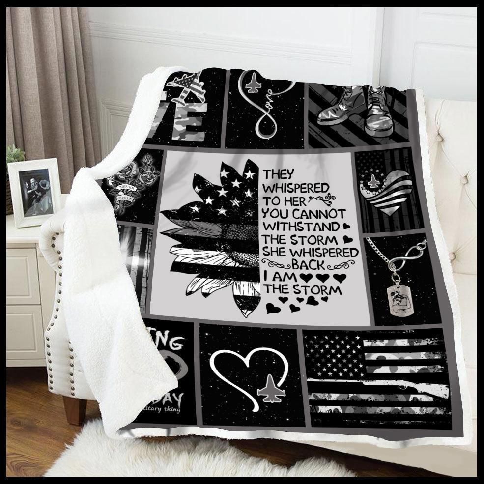 Air Force – They Whisper Fleece Blanket