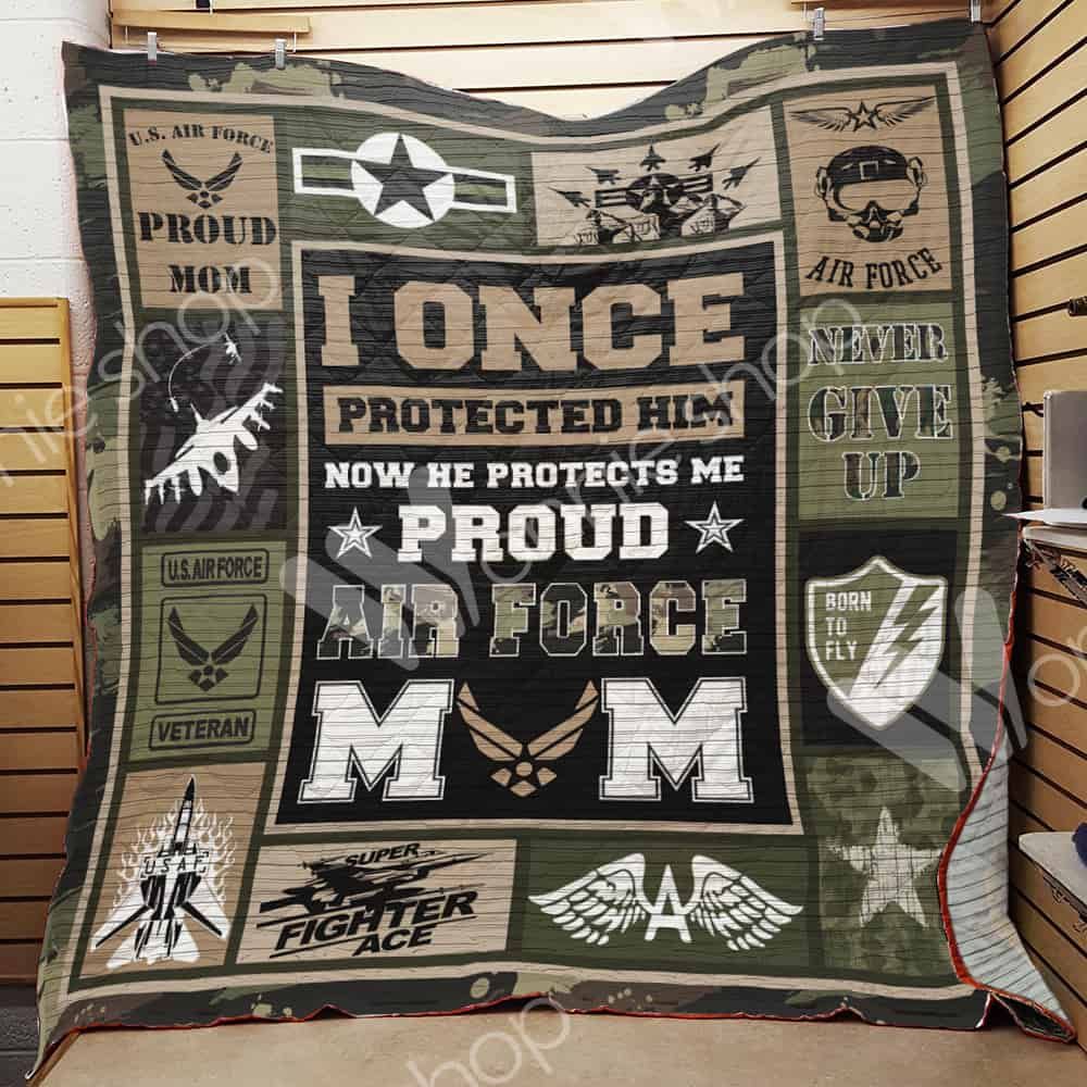 Air Force Veteran Mom Quilt Blanket DHC1002916TD