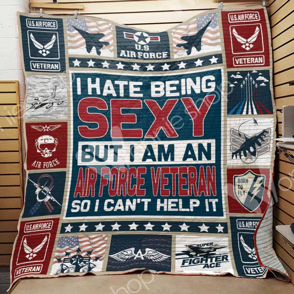 Air Force Veteran Quilt Blanket DHC03021238TD