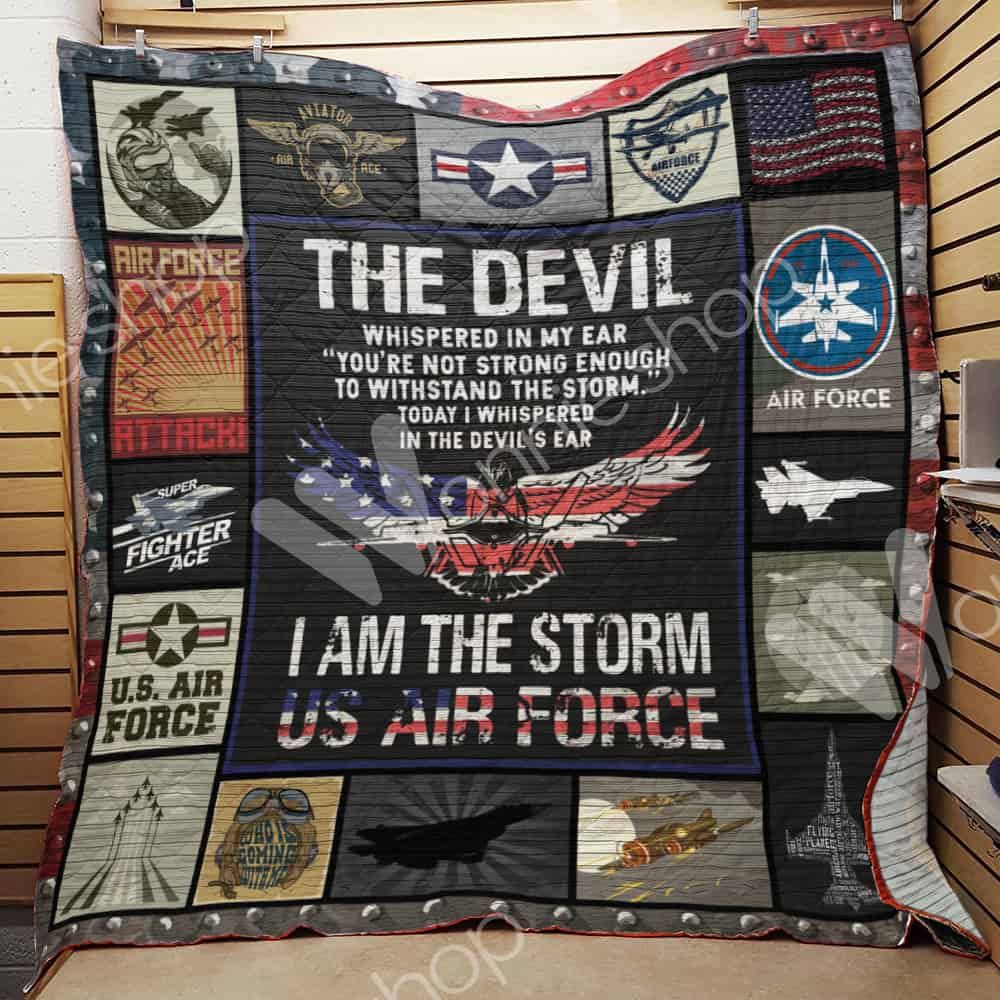 Air Force Veteran Quilt Blanket DHC0302946TD