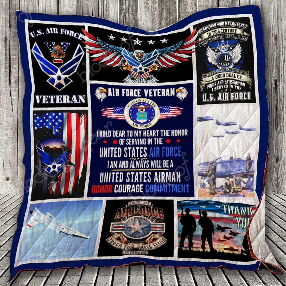 Air Force Veteran Quilt Thb803 Dhc11121829Dd