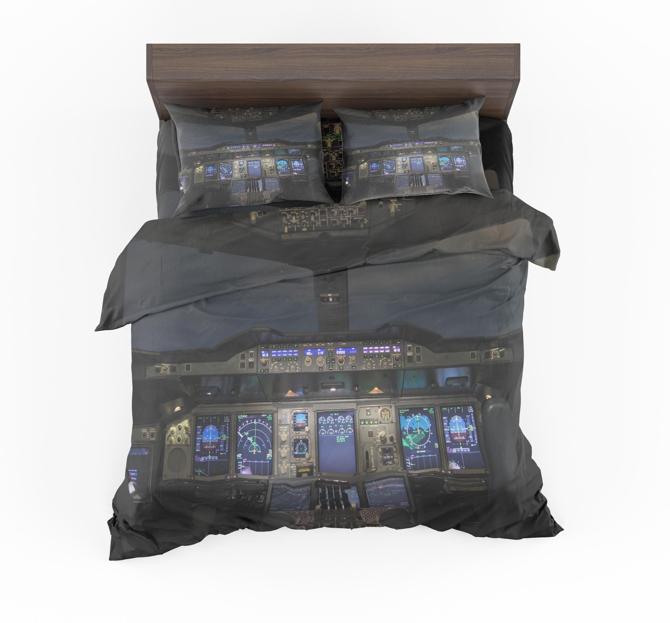 Airbus A380 Cockpit Designed Bedding Set