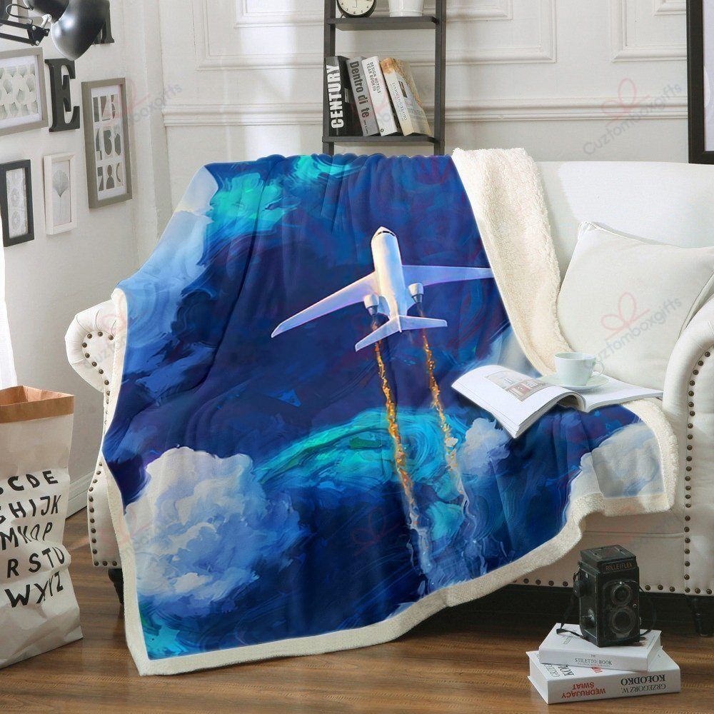 Aircraft Fleece Blanket