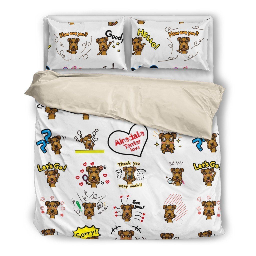Airedale Terrier Bedding Set