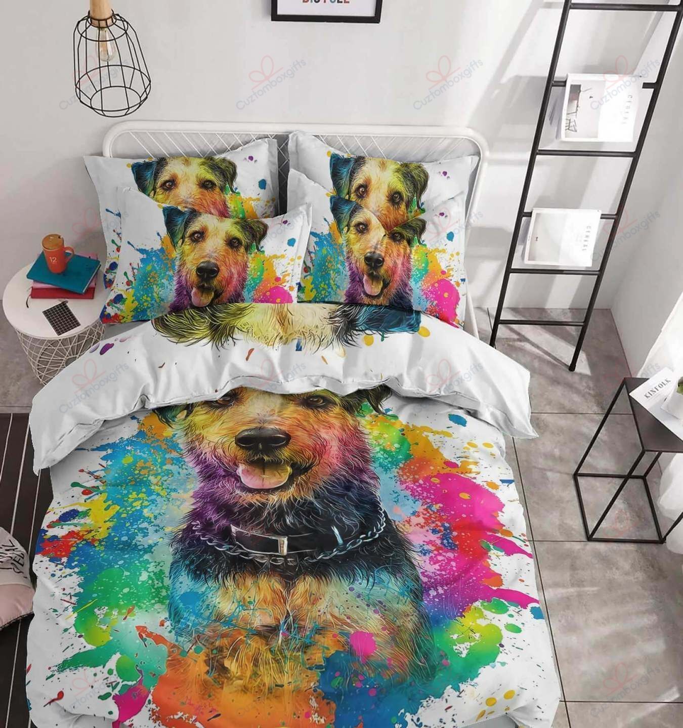 Airedale Terrier Printed Bedding Set