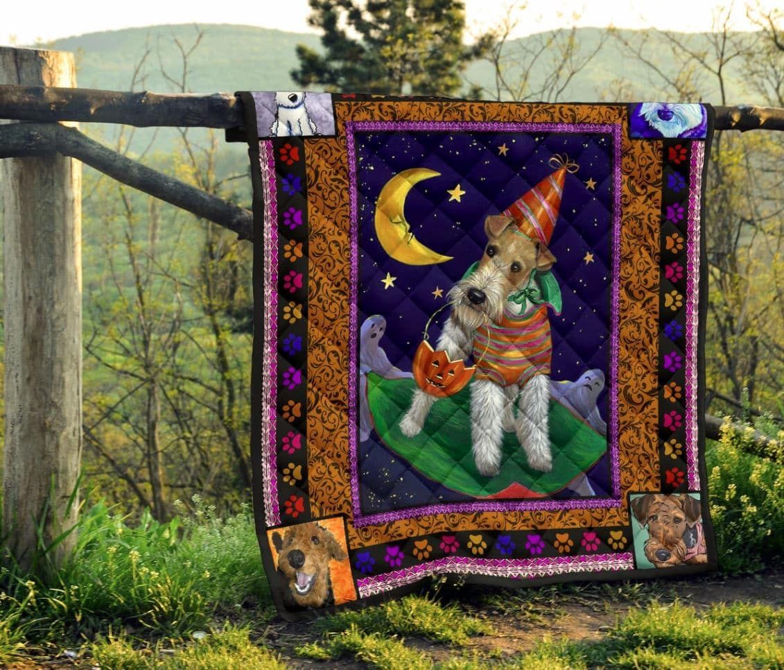 Airedale Terrier Quilt Blanket DHC13122886VT