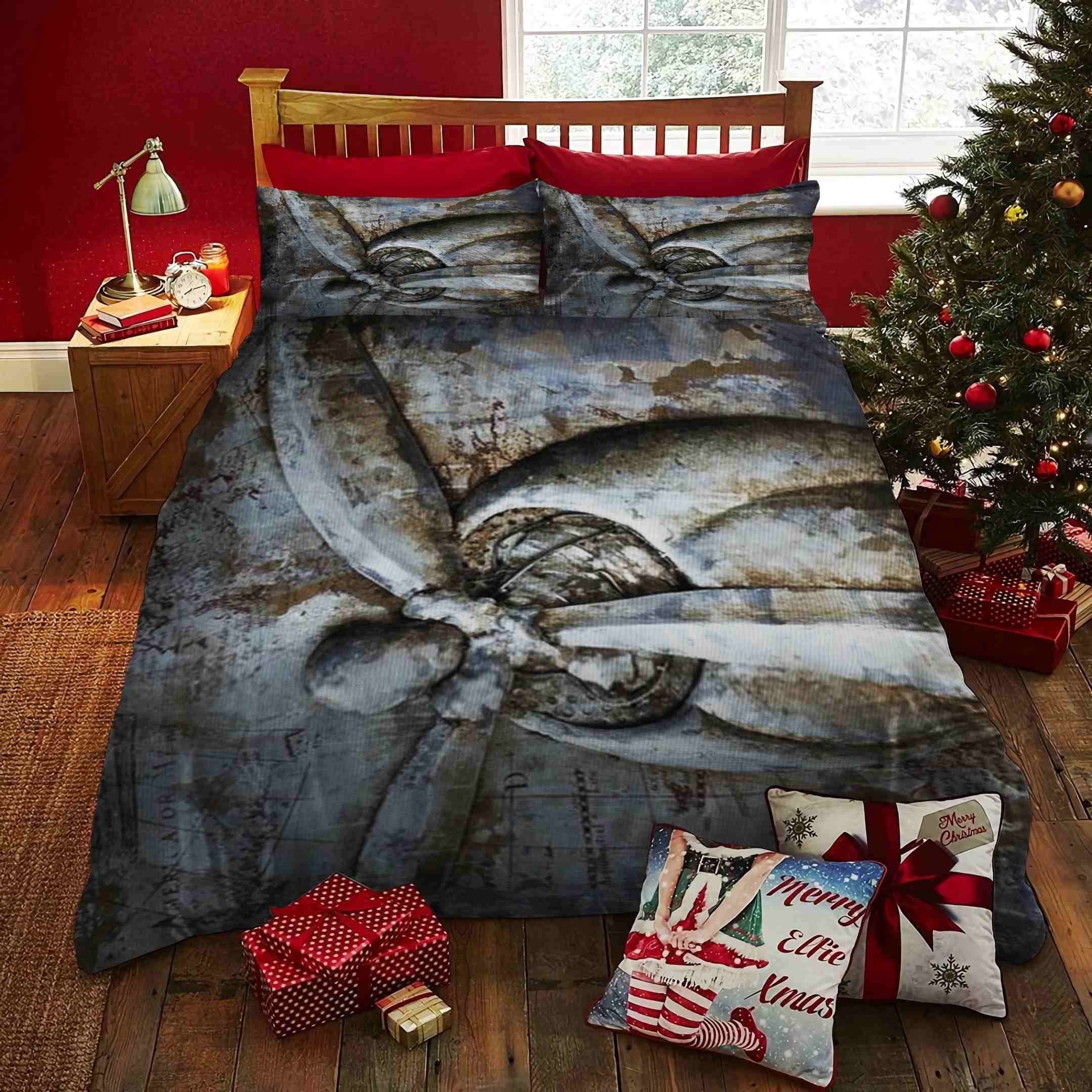 Airplane Old Bedding Set